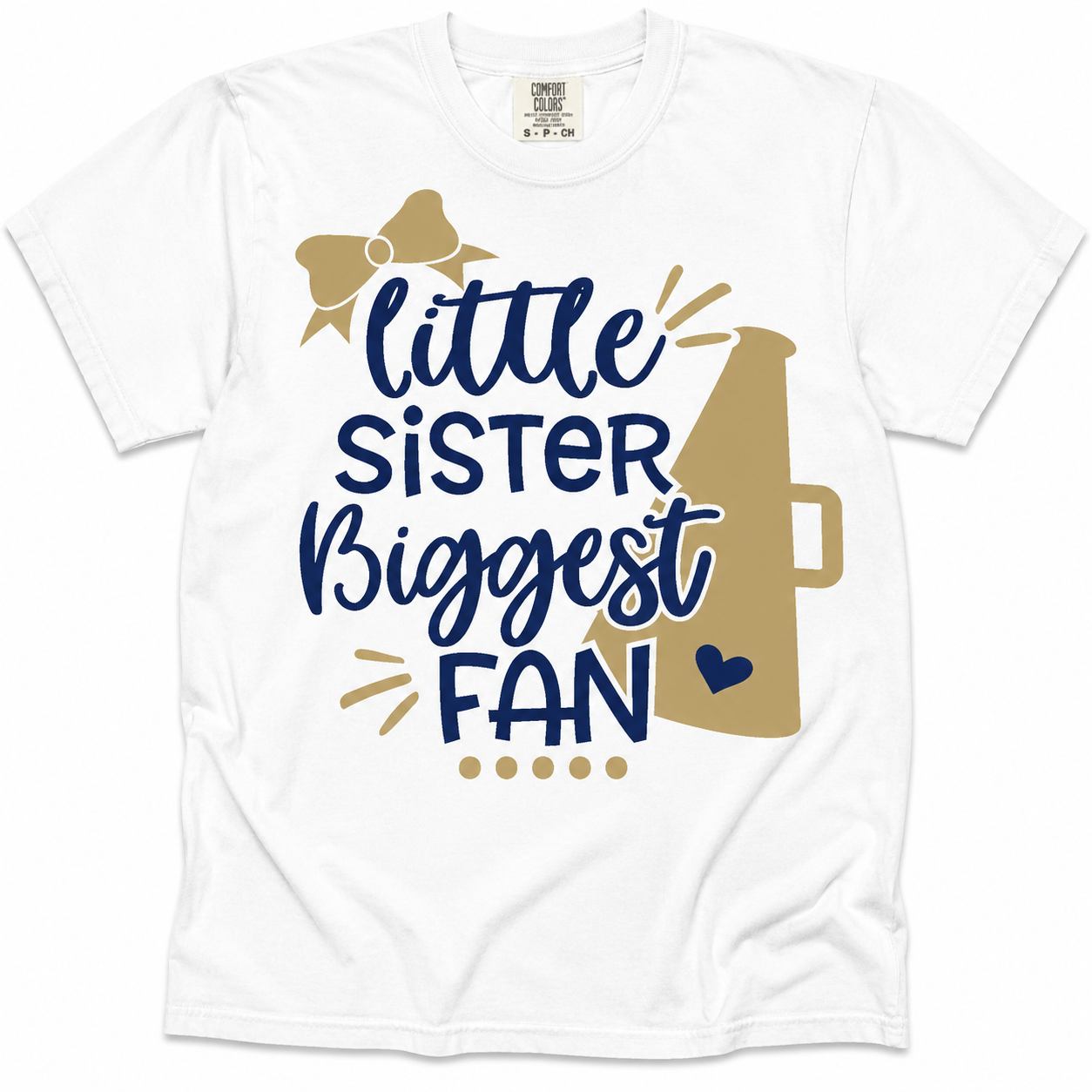 Little Sister Biggest Fan T Shirt