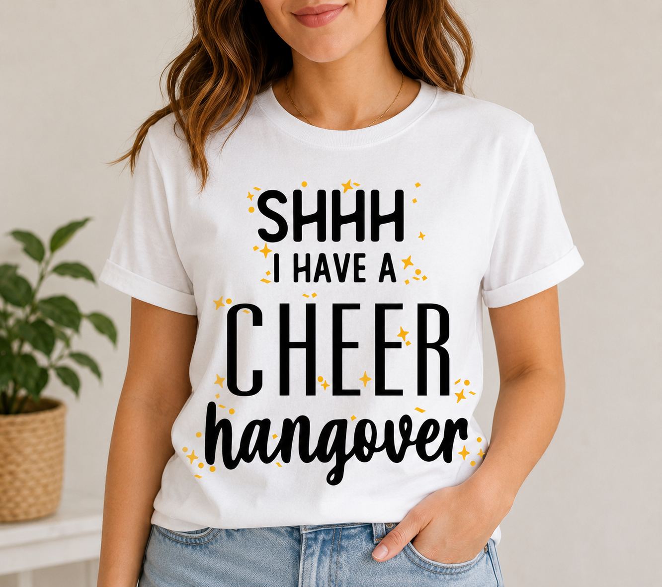 Shhhh... I have a Cheer Hangover Tee